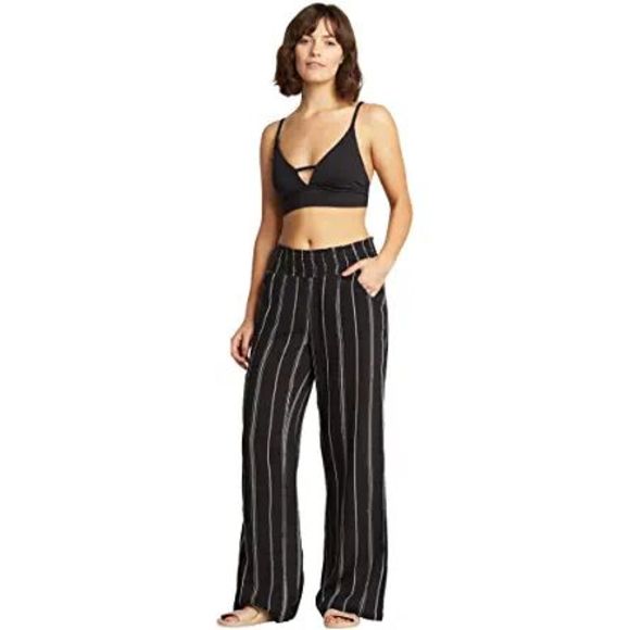 Billabong Pants - Billabong Womens New Waves Stripe Pant Size Large
